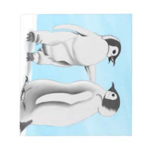 Cool Cozy Penguins Notepad