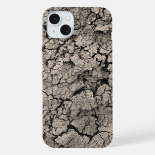 Cool Cracked Earth Dirt Texture iPhone 15 Plus Case