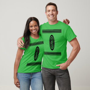 Cool Crayon Halloween Costume Group Couple Family T-Shirt