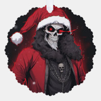 Cool Creepy Anime Cartoon Santa Skull Zombie Demon