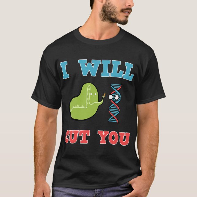 Cool Crispr Gene Editing Cas 9 Bacterium DNA Biote T-Shirt (Front)