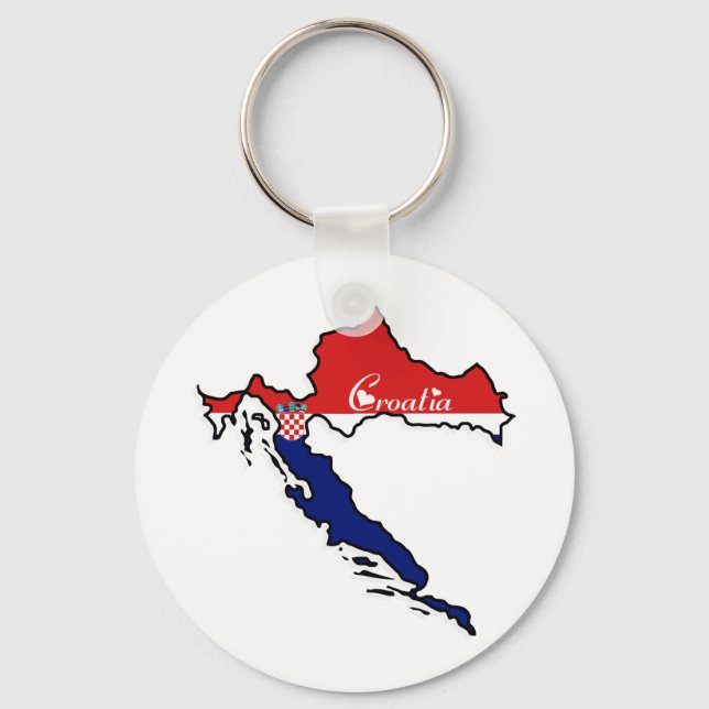 Cool Croatia Keychain (Front)