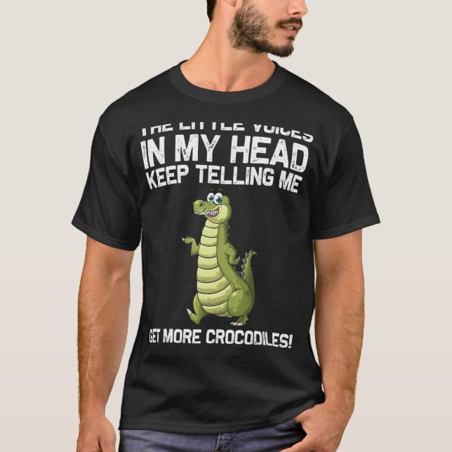 Cool Crocodile For Men Women Alligator Zookeeper Z T-Shirt (Front)