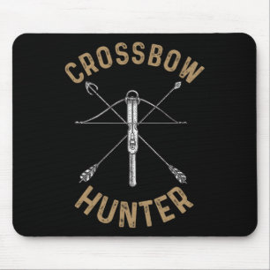 Cool Crossbow For Men Women Archery Arrow Bow Hunt Mouse Pad