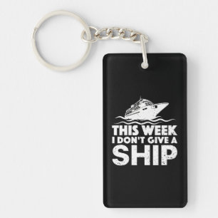 Cool Cruise Art Cruise Vacation Cruise Ship Keychain