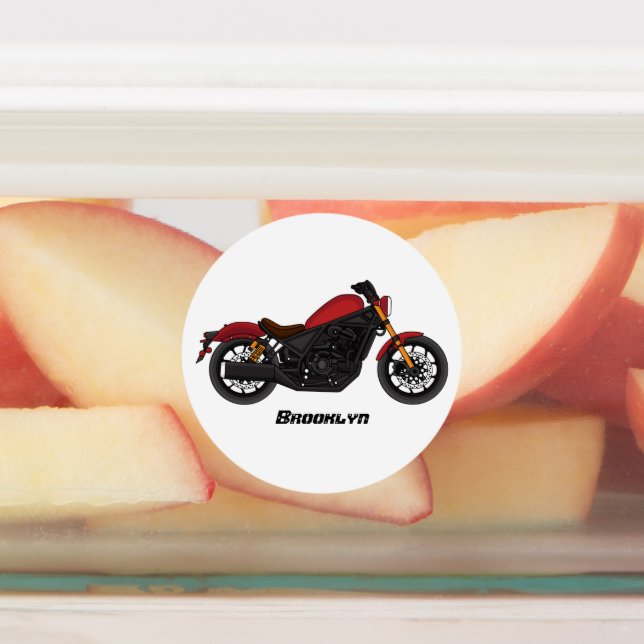 Cool cruiser style motorcycle (Affixed)