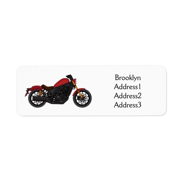 Cool cruiser style motorcycle (Front)
