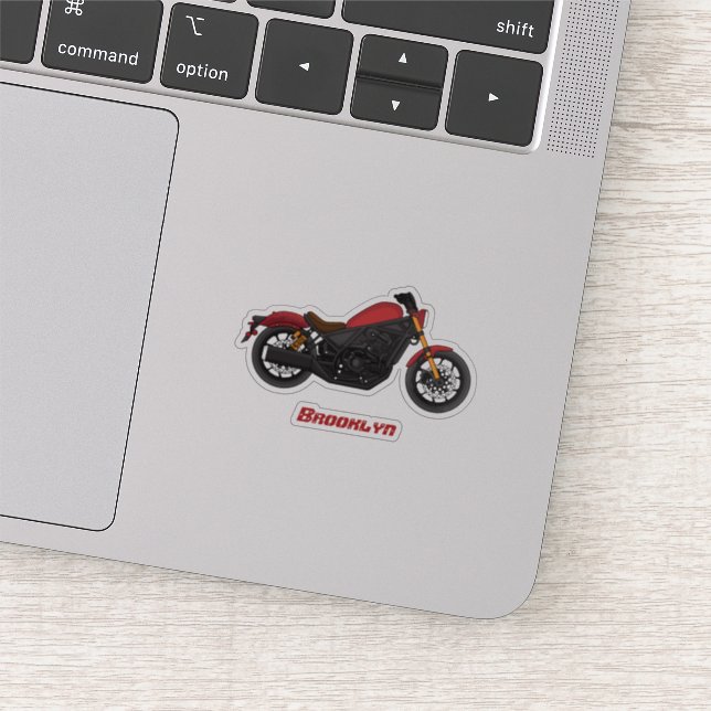 Cool cruiser style motorcycle (Detail)