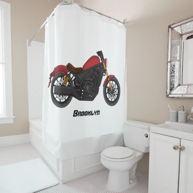 Cool cruiser style motorcycle (In Situ)