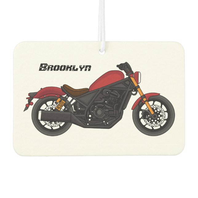 Cool cruiser style motorcycle air freshener (Front)