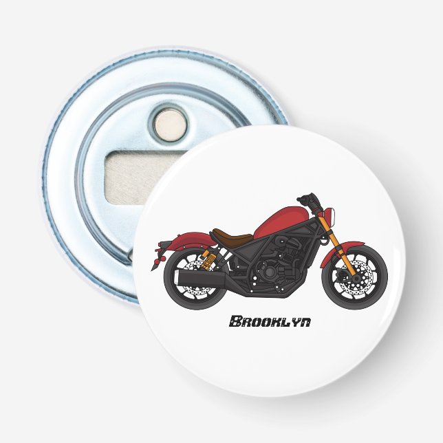 Cool cruiser style motorcycle bottle opener (Front)