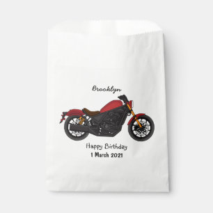 Cool cruiser style motorcycle favour bag