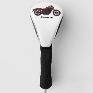 Cool cruiser style motorcycle golf head cover