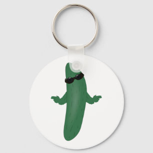 Cool Cucumber Keychain
