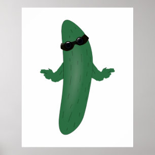 Cool Cucumber Poster
