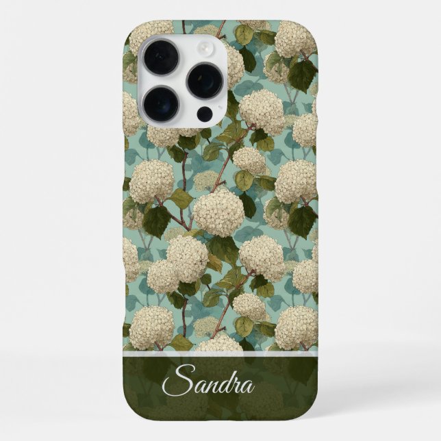 Cool Custom hydrangea Iphone Case For Girlfriends (Back)