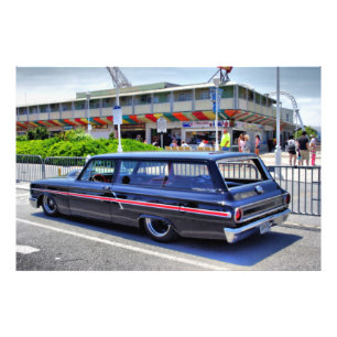 Cool Custom Station Wagon Photo Print