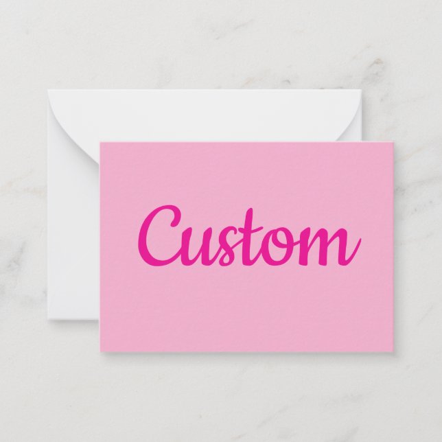 Cool Customizable Text Card (Front)