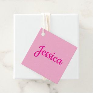 Cool Customizable Text Favour Tags
