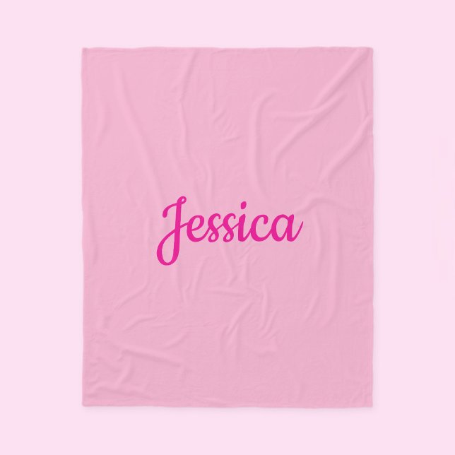 Cool Customizable Text Fleece Blanket (Creator Uploaded)