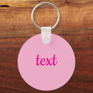 Cool Customizable Text Keychain