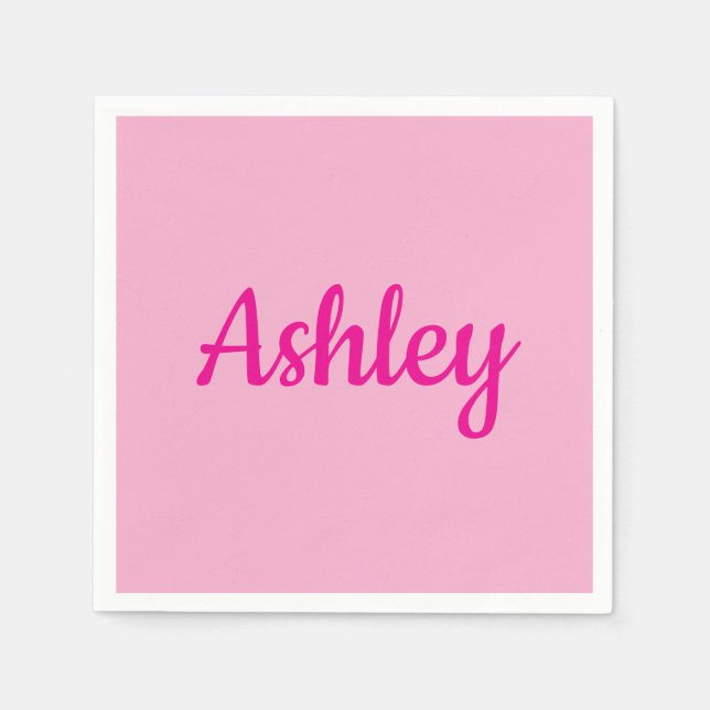 Cool Customizable Text Napkin (Front)