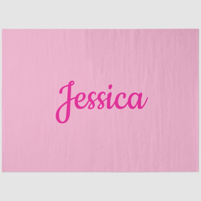 Cool Customizable Text Tissue Paper (Front)