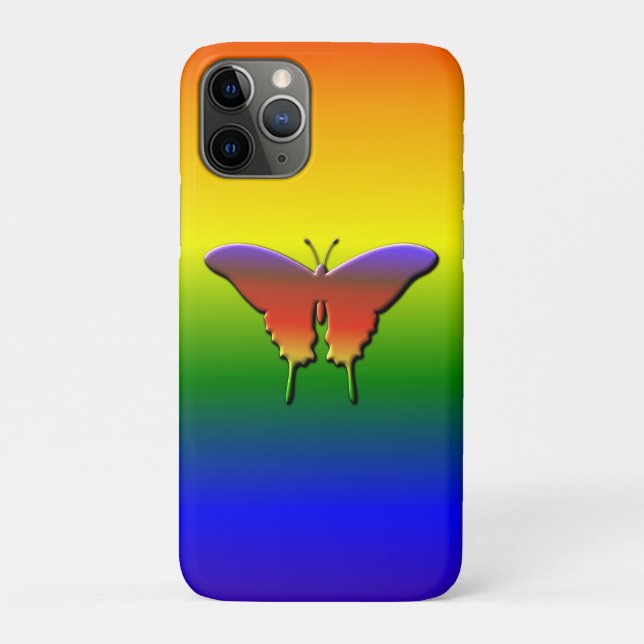 Cool Cute Colourful Butterfly Case-Mate iPhone Case (Back)