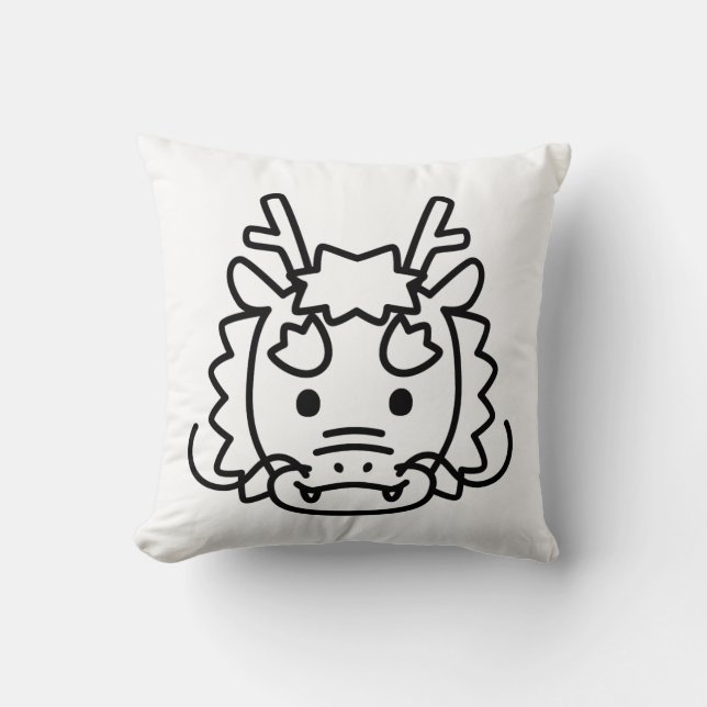 Cool Cute Dragon Coussin pour enfants et décoratio (Recto)