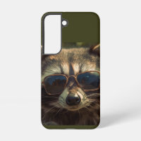 Cool Cute Raccoon in Glasses Animal Humour Art