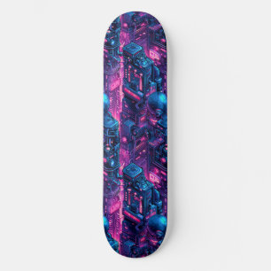 Cool Cyberpunk Anime Japonais Design Skateboard