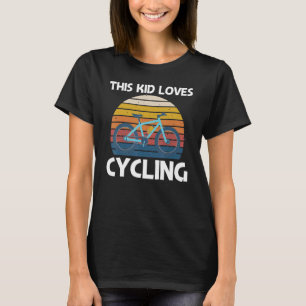 Cool Cycling For Kids Boys Men Biking Bicycle Cycl T-Shirt