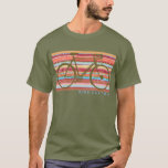 cool cycling idea for the cyclist T-Shirt<br><div class="desc">A great bike-themed design with horizontal stripes. Bike-culture fashion style</div>