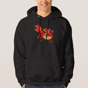 Cool Dabbing Crab Funny Dancer Sea Creature Hoodie