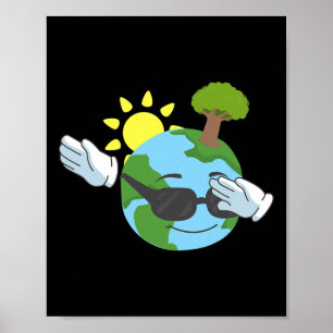 Cool Dabbing Earth Day For Kids And Toddlers Poster