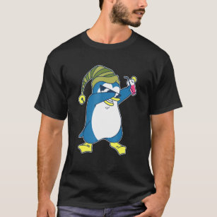 Cool Dabbing Penguin With Sunglasses T-Shirt