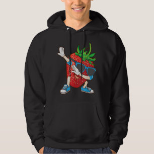 Cool Dabbing Strawberry Funny Love Dancer Sweet Fr Hoodie