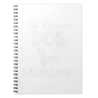 Cool Dachshund Puppies Saying Perfect Dachshund. P Notebook