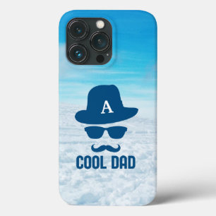Cool Dad Best DAD Ever custom Monogram Hat for dad iPhone 13 Pro Case