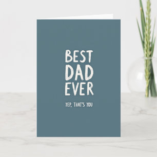 Cool Dad Best Wishes Card