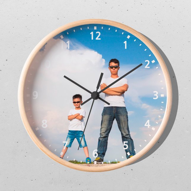 Cool Dad Birthday Gift Personalized Photo Clock (Cool Dad Birthday Gift Personalized Photo Clock
)
