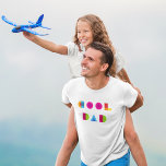 Cool Dad Colorful Geometric Typography Fathers Day T-Shirt<br><div class="desc">A striking geometric font in bright colors and typography Cool Dad for the dad who likes a bit of color! Just right for Fathers Day or birthday gift.</div>