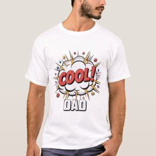 Cool Dad Comic Style T-Shirt – Retro Pop Art