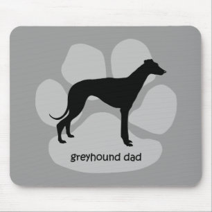 Cool dad greyhound mouse pad