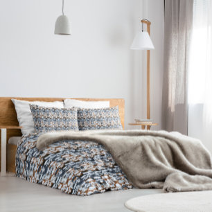 Cool Dad Life Pattern in Grey and Brown  Pillowcase