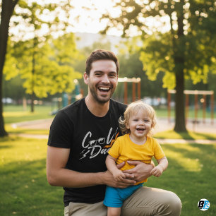 Cool Dad Minimal Vibrant Dad Lover T-Shirt