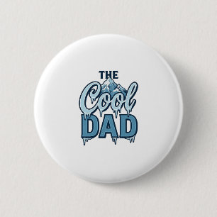 Cool Dad Mountain Vintage Graphic Design_1 2 Inch Round Button