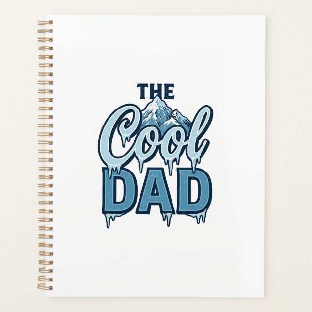 Cool Dad Mountain Vintage Graphic Design_1 Planner (Front)
