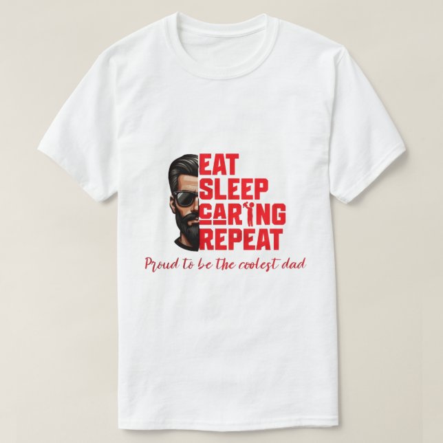 Cool Dad T-shirt Design (Design devant)