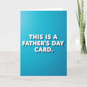 Cool Dad Typography Card